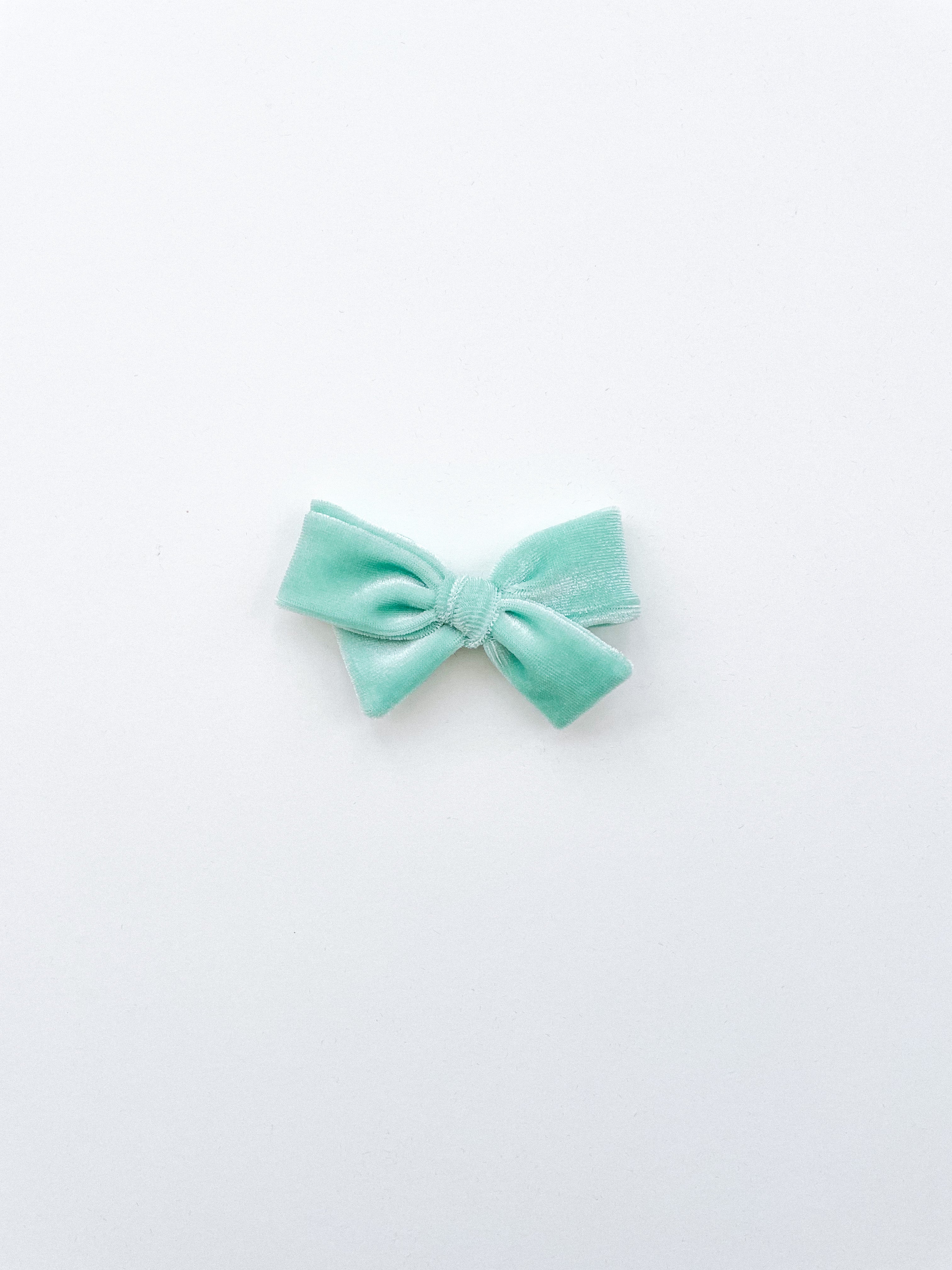 Turquoise Velvet Pinwheel