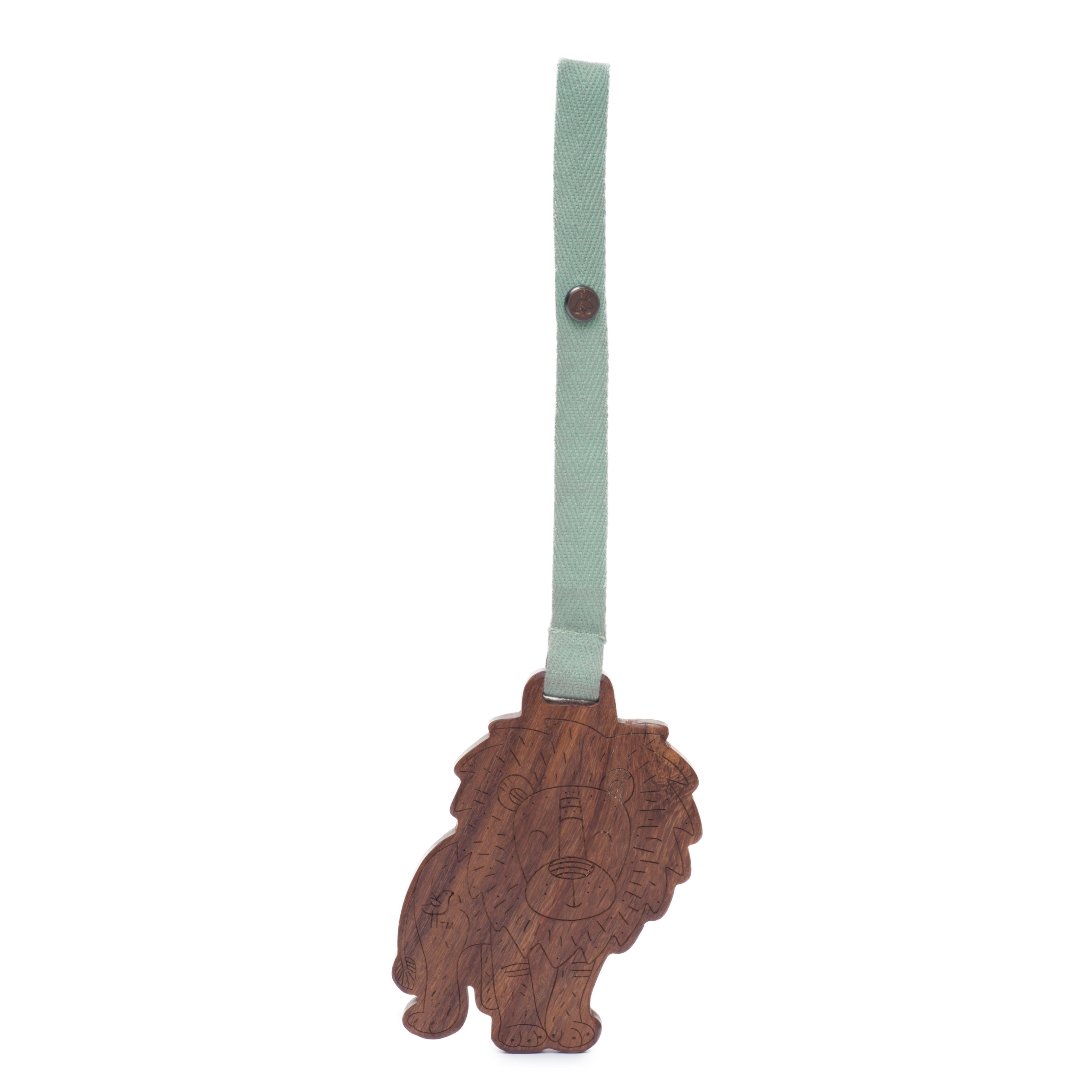 wood stroller toy | jojo the lion