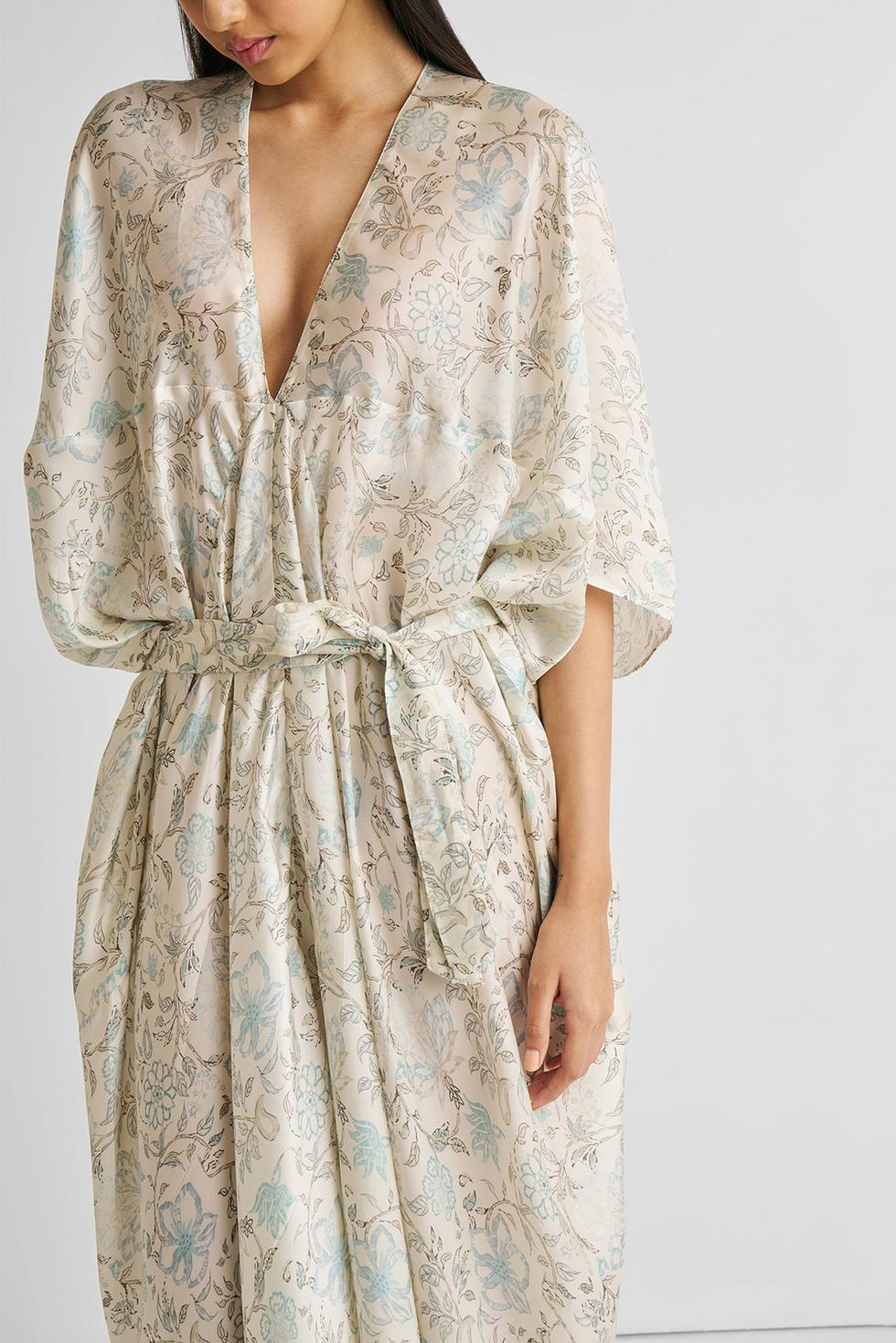 Silky Kaftan Dress - Lily Love