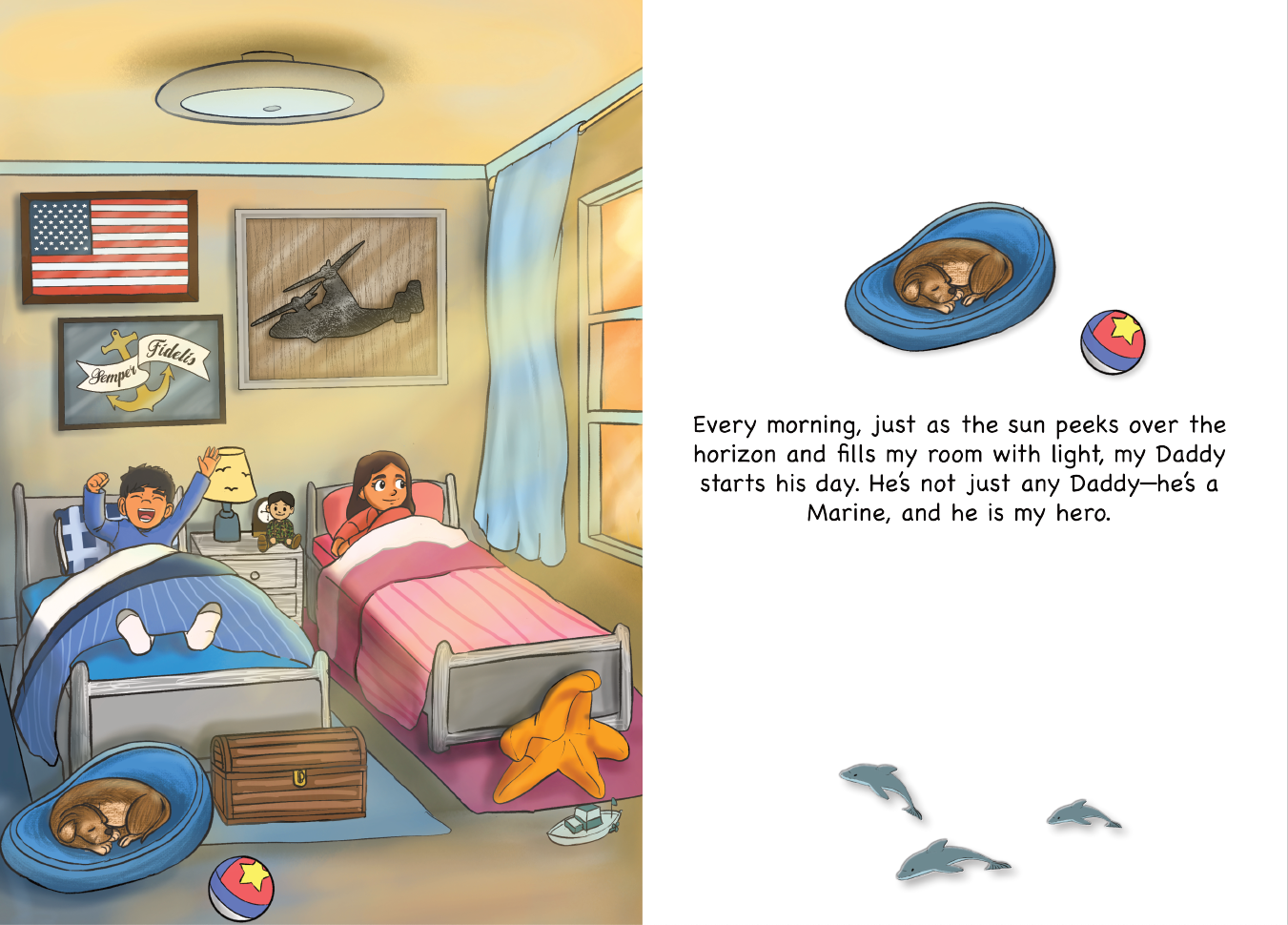 USMC Marine Children’s Book - My Daddy, My Marine by Matthew E. Miller