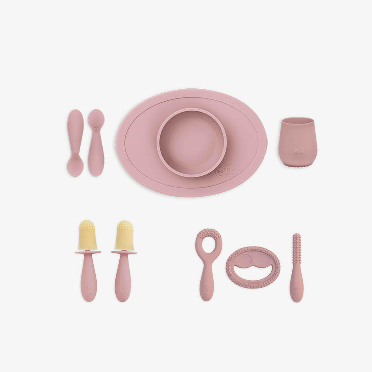 Ultimate Baby Shower Bundle Retail ezpz Blush