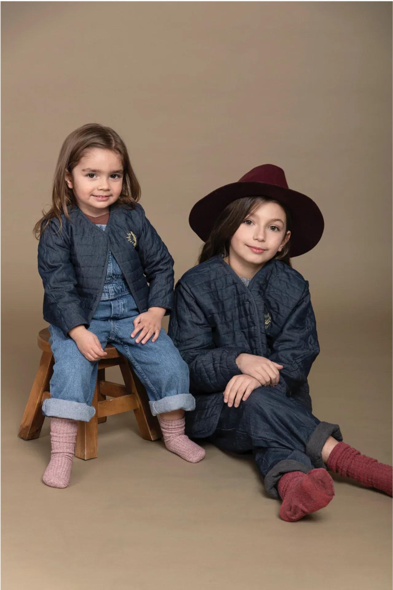 Reversible Baby Jacket - Terracotta Liberty