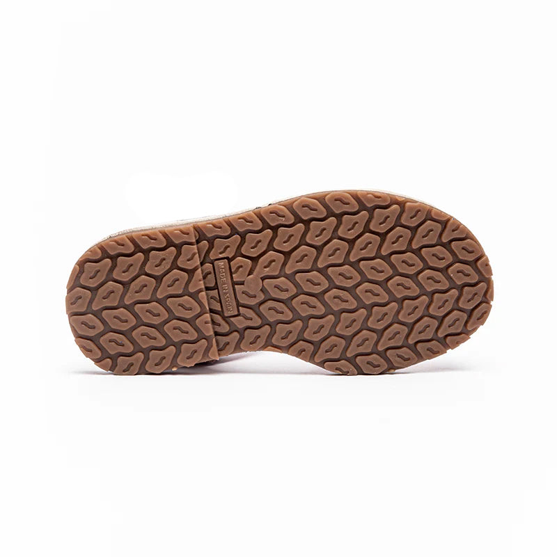 Leather Sandals in Nude Shimmer by childrenchic childrenchic