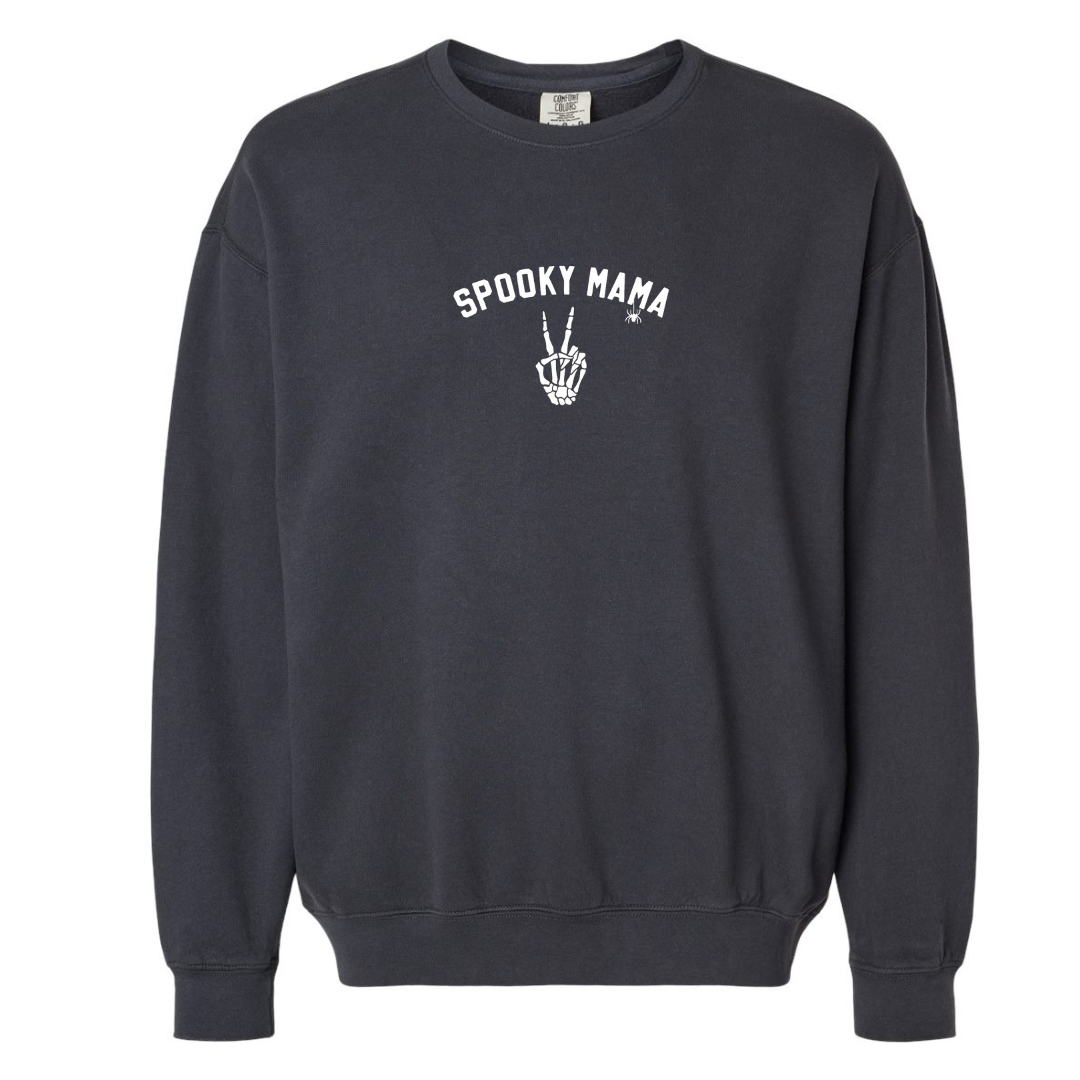 Adult 'Spooky Mama' Comfort Colors Crewneck
