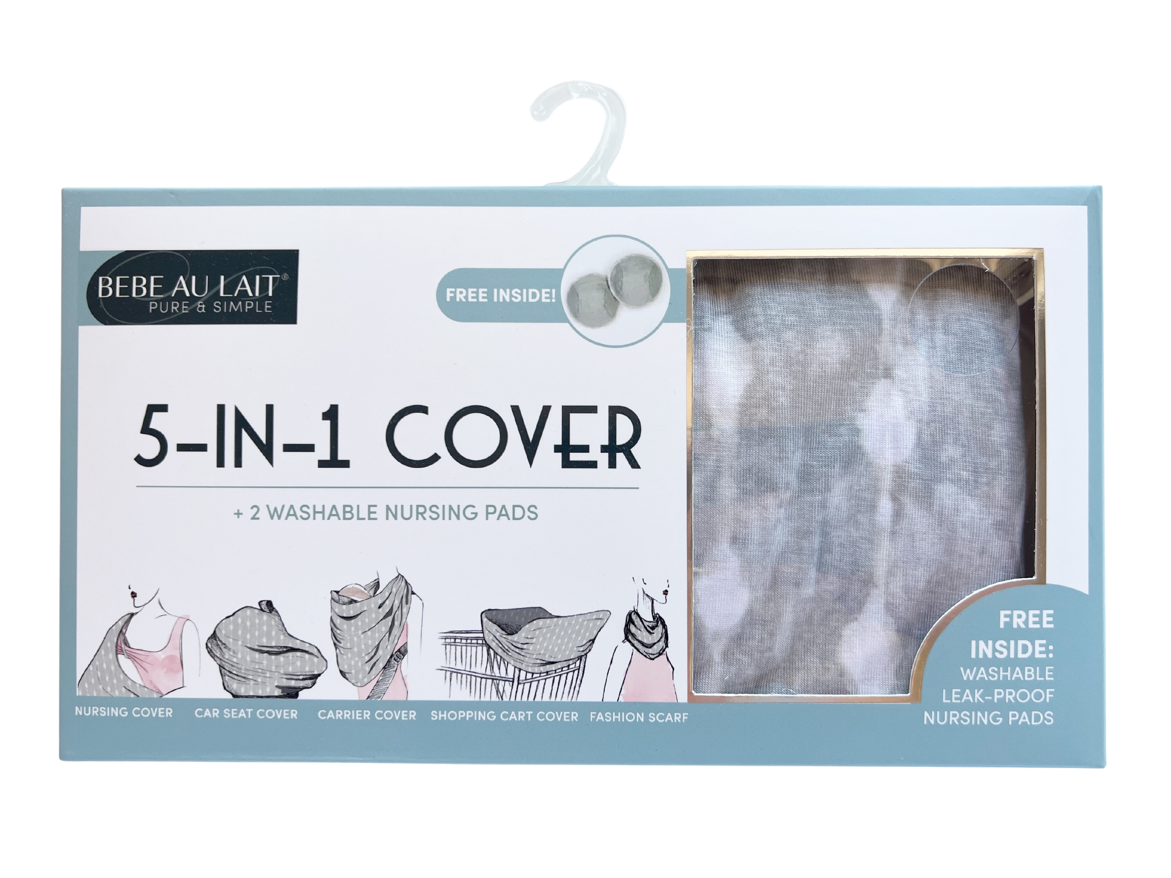 Shibori 5-in-1 Multi-Use Nursing Cover 5 in 1 Bebe au Lait