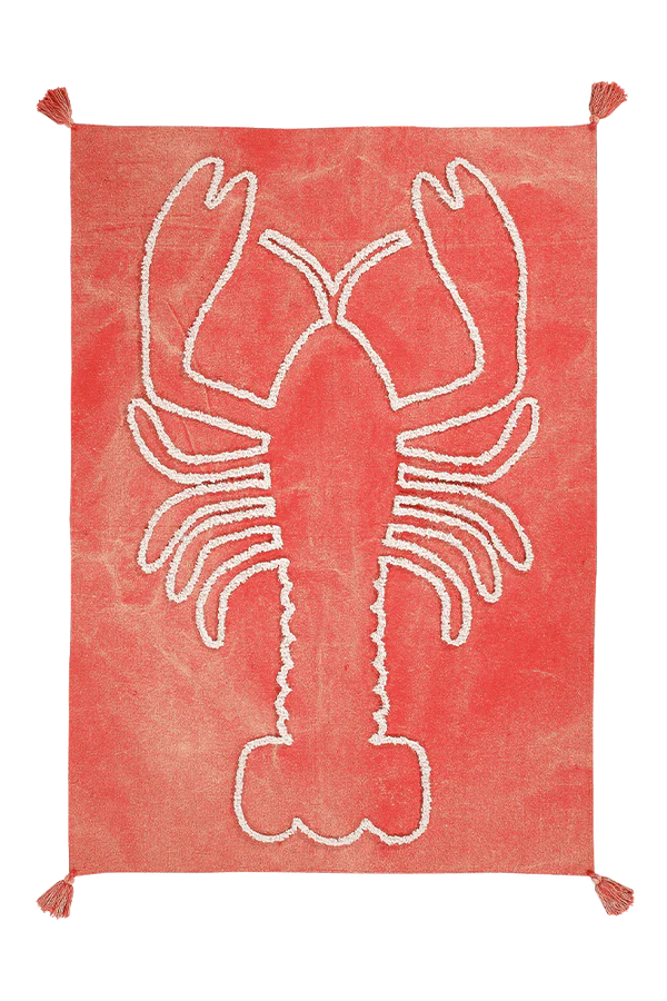 WALL HANGING GIANT LOBSTER BRICK RED Little Wonder & Co