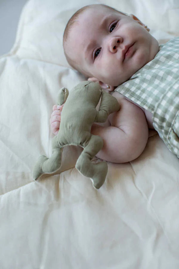 WASHABLE PLAY MAT WATER LILY NATURAL Little Wonder & Co