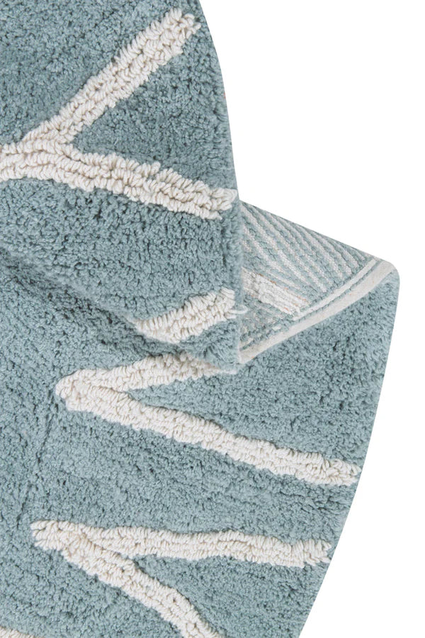 WASHABLE RUG ABC NATURAL VINTAGE BLUE Little Wonder & Co