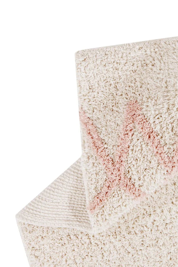WASHABLE RUG ATLAS NATURAL VINTAGE NUDE Little Wonder & Co