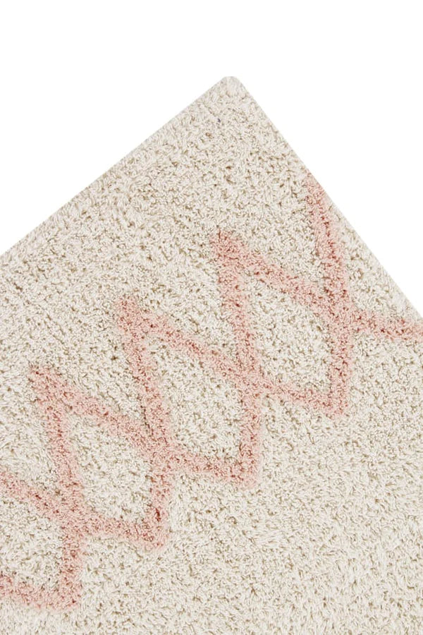WASHABLE RUG ATLAS NATURAL VINTAGE NUDE Little Wonder & Co