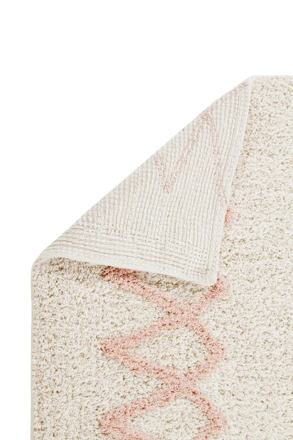 WASHABLE RUG ATLAS NATURAL VINTAGE NUDE Little Wonder & Co