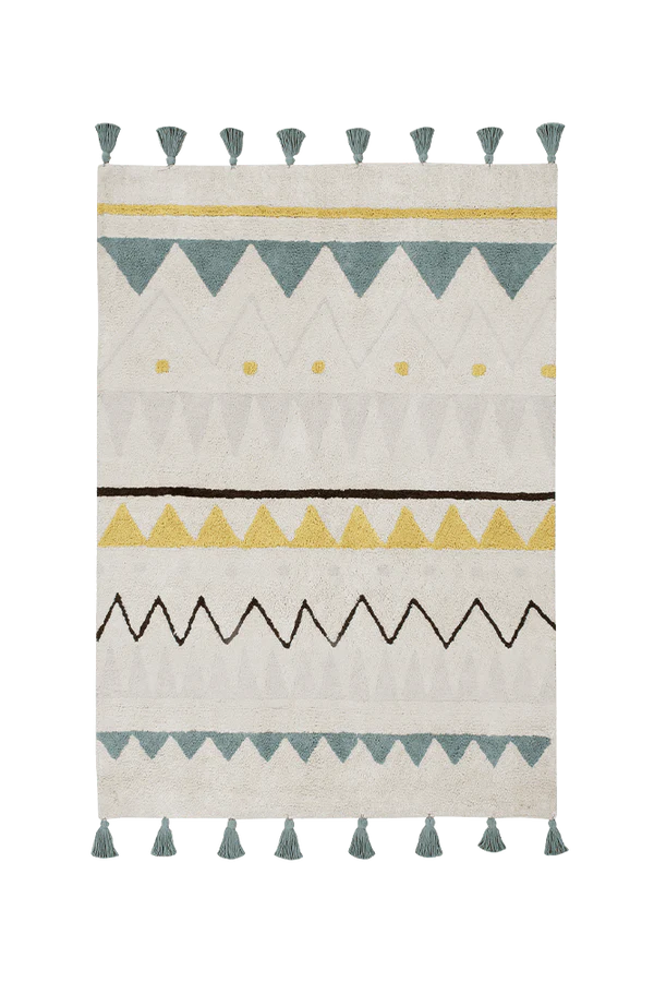 WASHABLE RUG AZTECA VINTAGE BLUE Lorena Canals