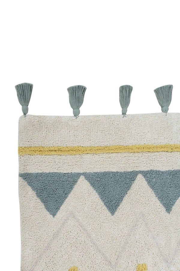 WASHABLE RUG AZTECA VINTAGE BLUE Lorena Canals