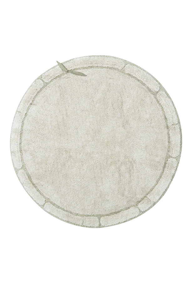 WASHABLE RUG BAMBOO SENSORIAL LEAF Little Wonder & Co