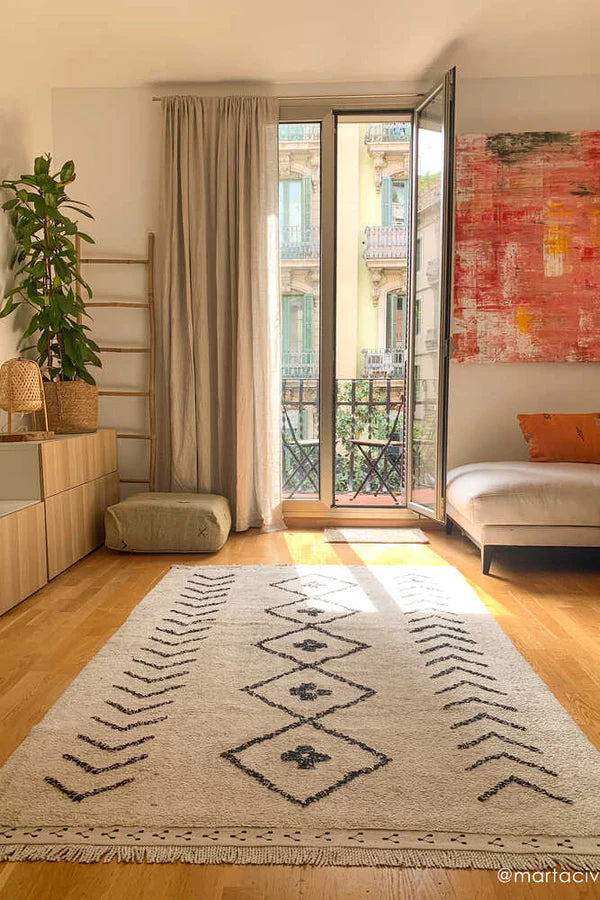WASHABLE RUG BERBER RHOMBS Little Wonder & Co