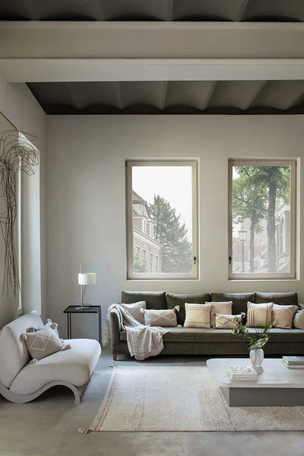 WASHABLE RUG BLOOM NATURAL Little Wonder & Co