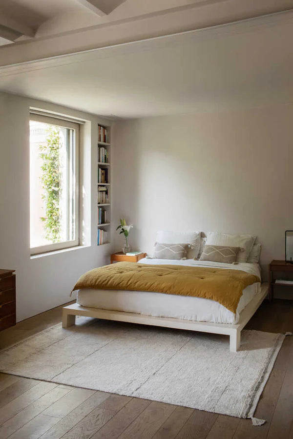 WASHABLE RUG BLOOM NATURAL Little Wonder & Co