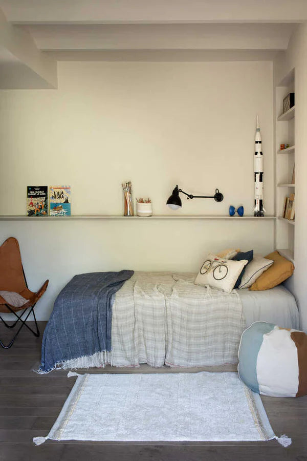 WASHABLE RUG BLOOM NATURAL Little Wonder & Co