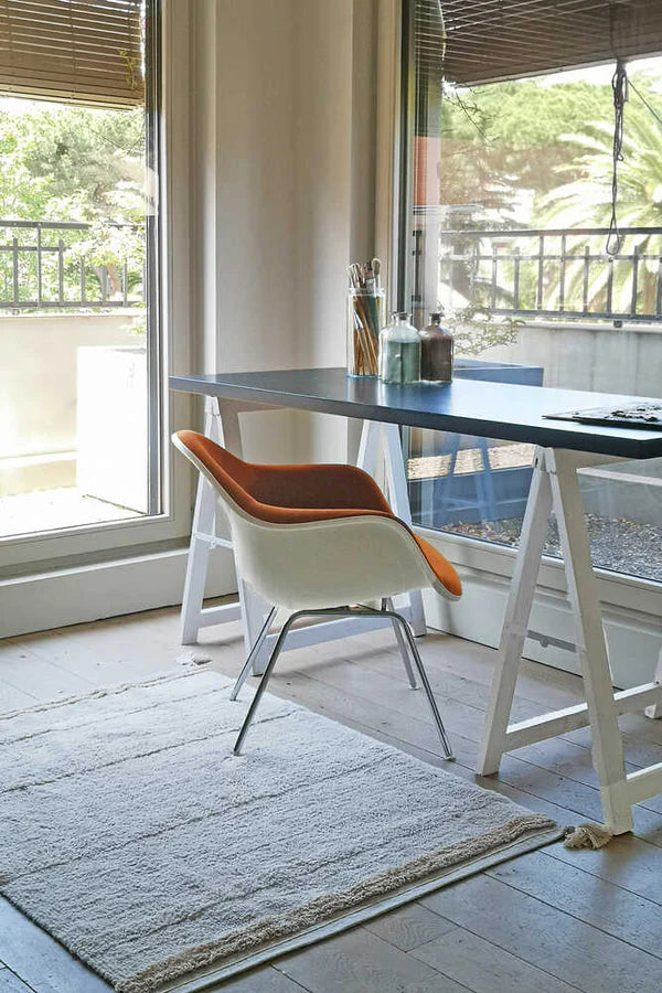 WASHABLE RUG BLOOM NATURAL Little Wonder & Co