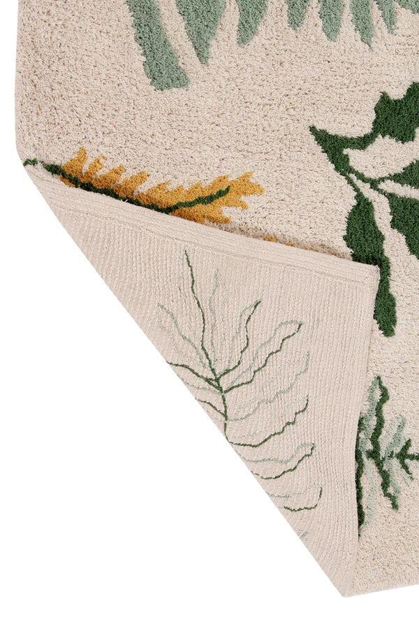 WASHABLE RUG BOTANIC PLANTS Little Wonder & Co