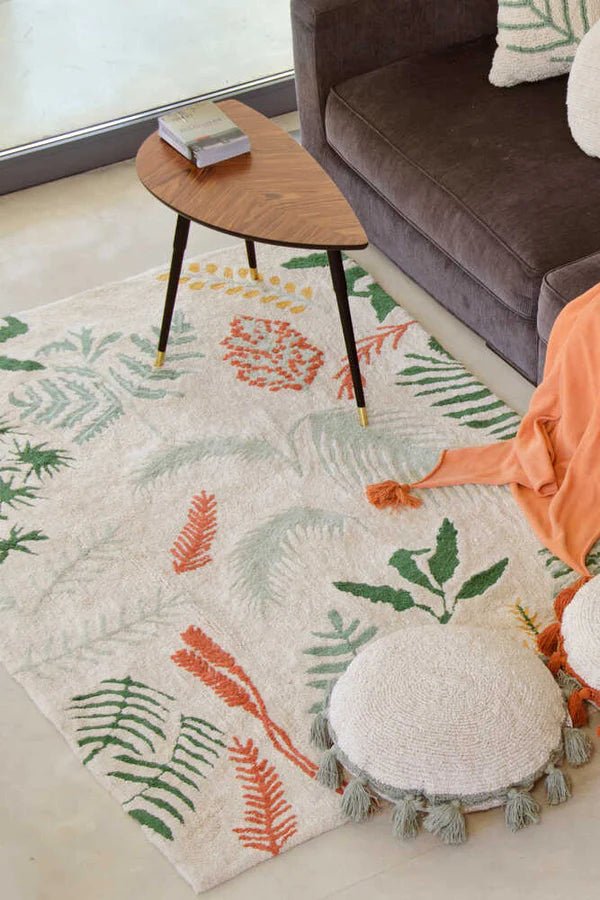 WASHABLE RUG BOTANIC PLANTS Little Wonder & Co
