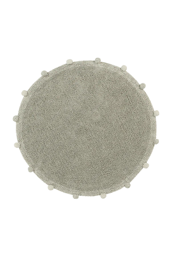 WASHABLE RUG BUBBLY OLIVE - NATURAL Little Wonder & Co