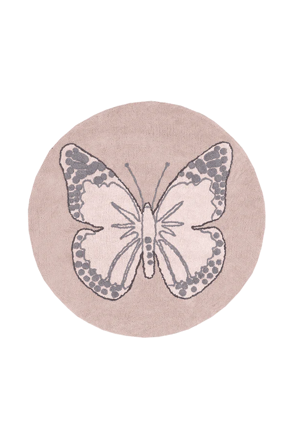 WASHABLE RUG BUTTERFLY Little Wonder & Co