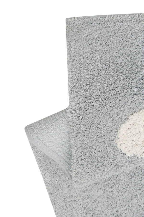 WASHABLE RUG CLOUDS GREY  Little Wonder & Co