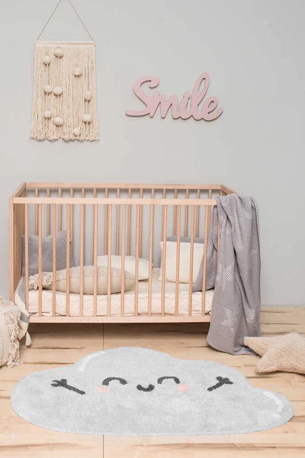 WASHABLE RUG HAPPY CLOUD Little Wonder & Co