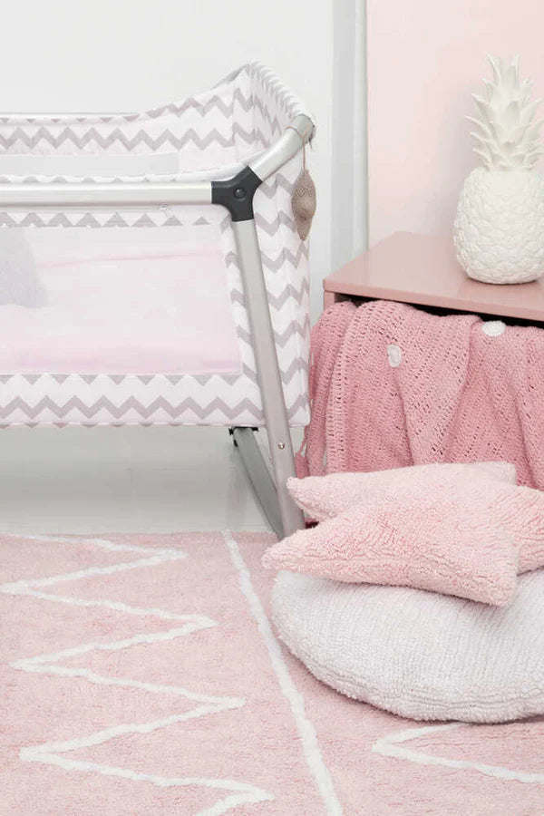 WASHABLE RUG HIPPY PINK Little Wonder & Co