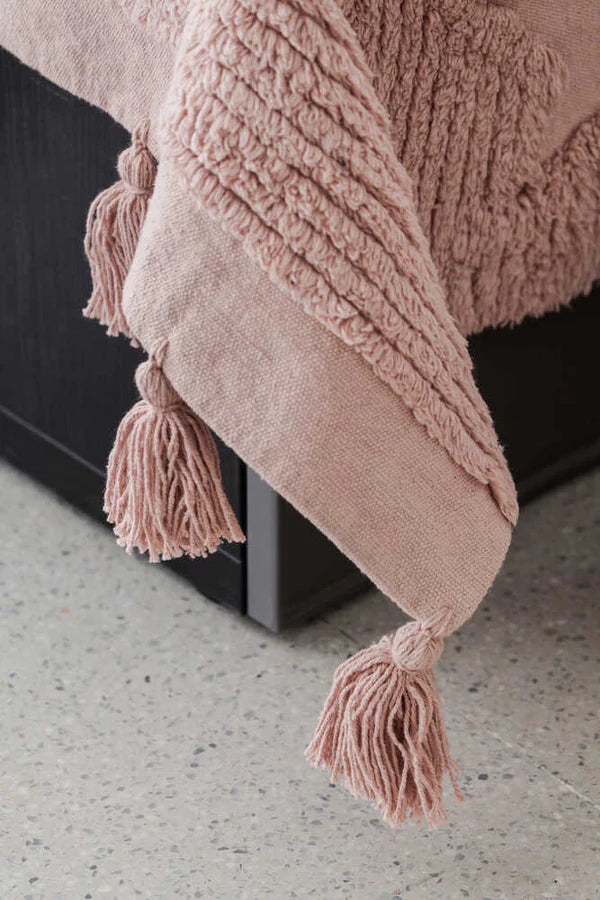 WASHABLE RUG HIPPY STARS VINTAGE NUDE Little Wonder & Co