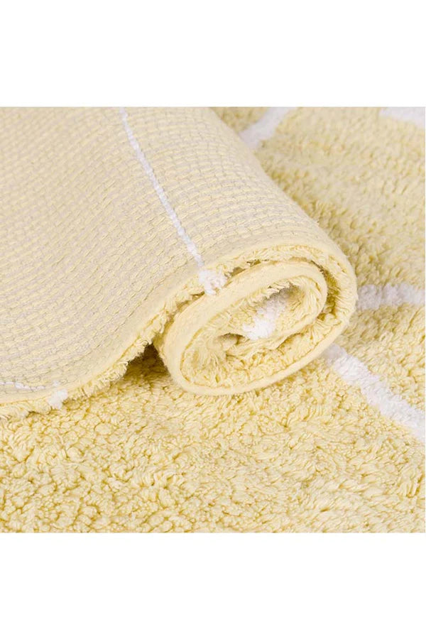 WASHABLE RUG HIPPY YELLOW Little Wonder & Co