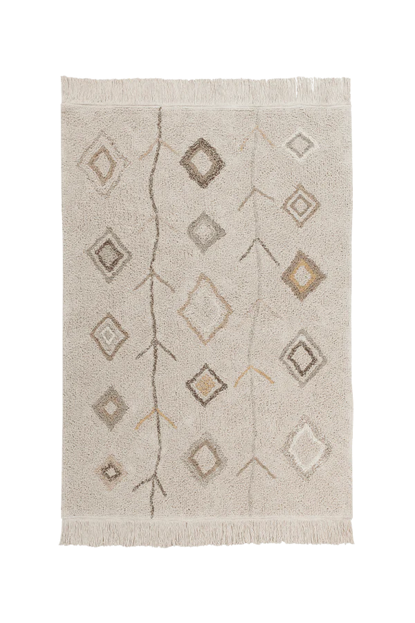 WASHABLE RUG KAAROL EARTH Little Wonder & Co