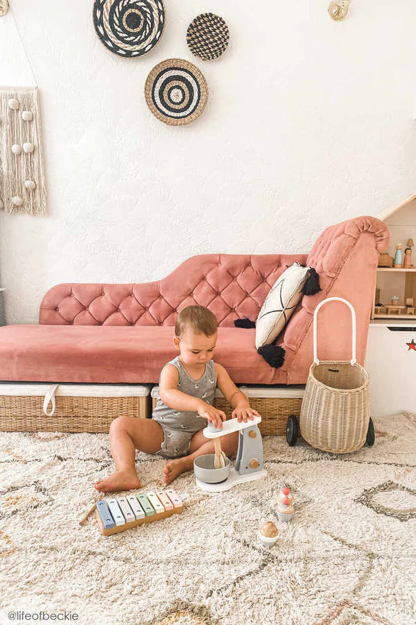 WASHABLE RUG KAAROL EARTH Little Wonder & Co