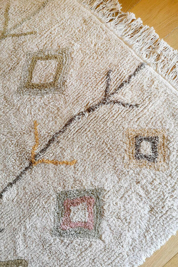WASHABLE RUG KAAROL EARTH Little Wonder & Co