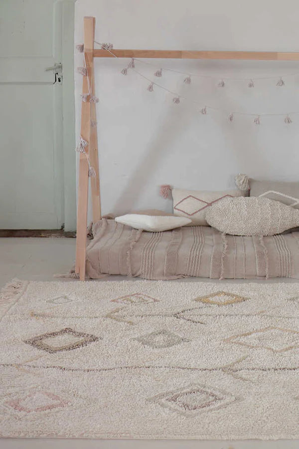 WASHABLE RUG KAAROL EARTH MAXI Little Wonder & Co