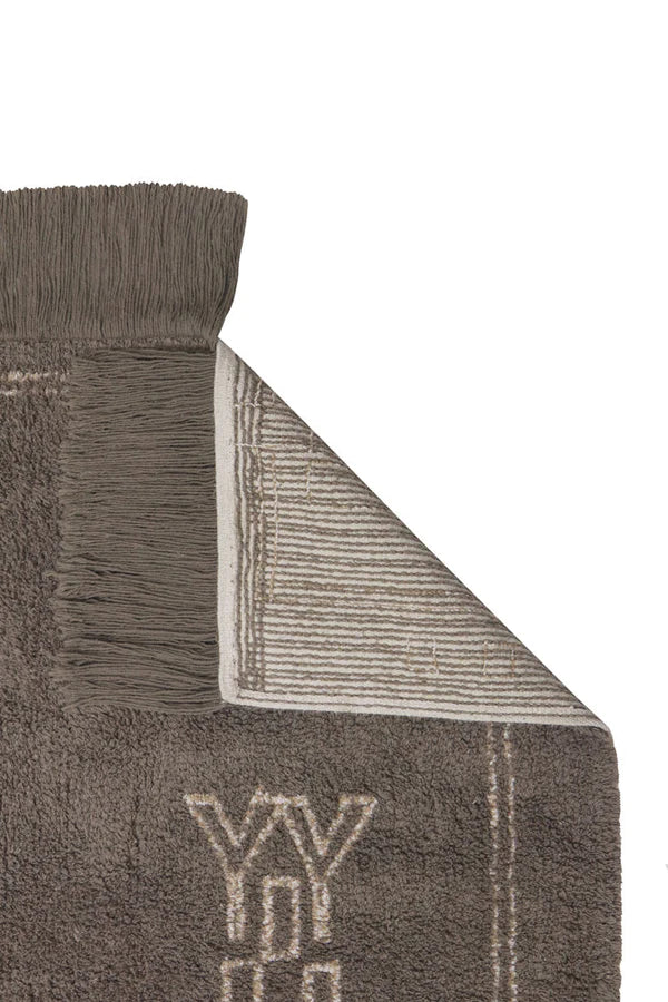 WASHABLE RUG KERMAN BROWN Little Wonder & Co