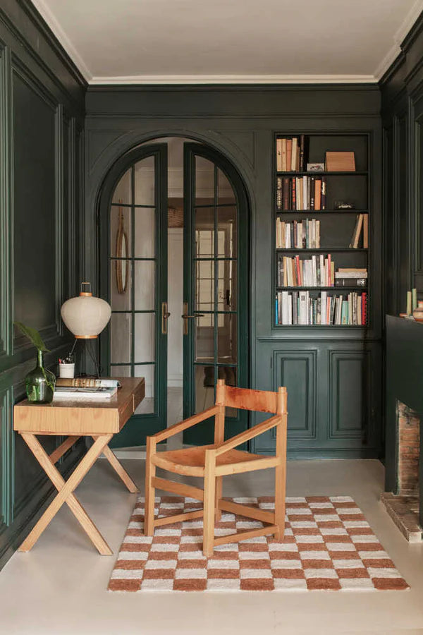 WASHABLE RUG KITCHEN TILES TOFFEE Little Wonder & Co