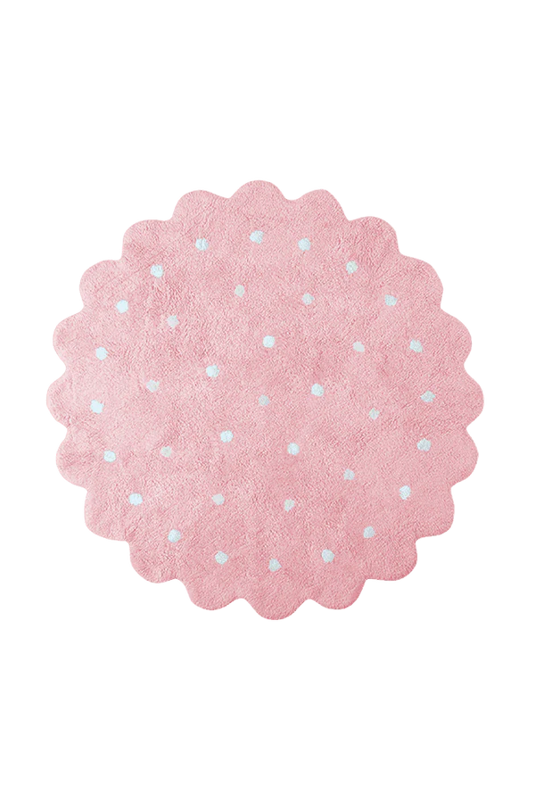 WASHABLE RUG LITTLE BISCUIT PINK Lorena Canals