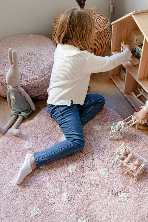 WASHABLE RUG LITTLE BISCUIT PINK Lorena Canals