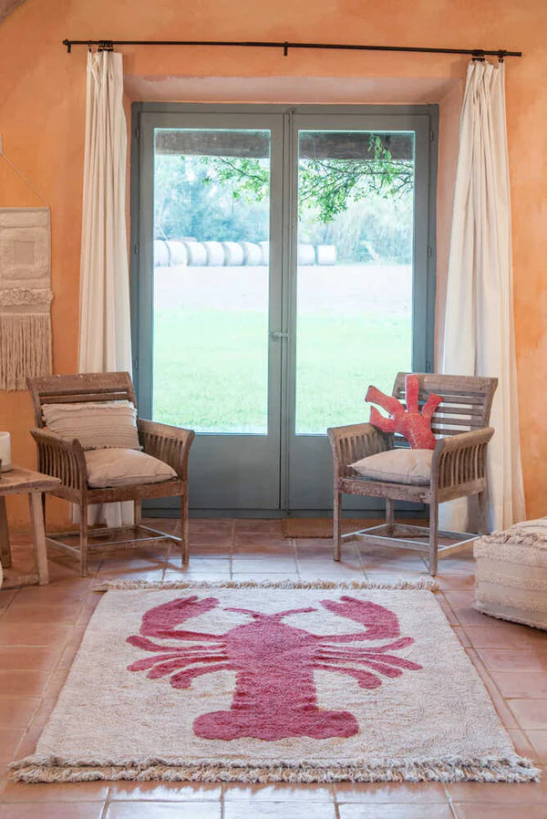 WASHABLE RUG LOBSTER Little Wonder & Co