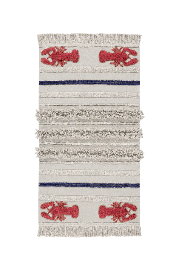 WASHABLE RUG MINI LOBSTER Little Wonder & Co