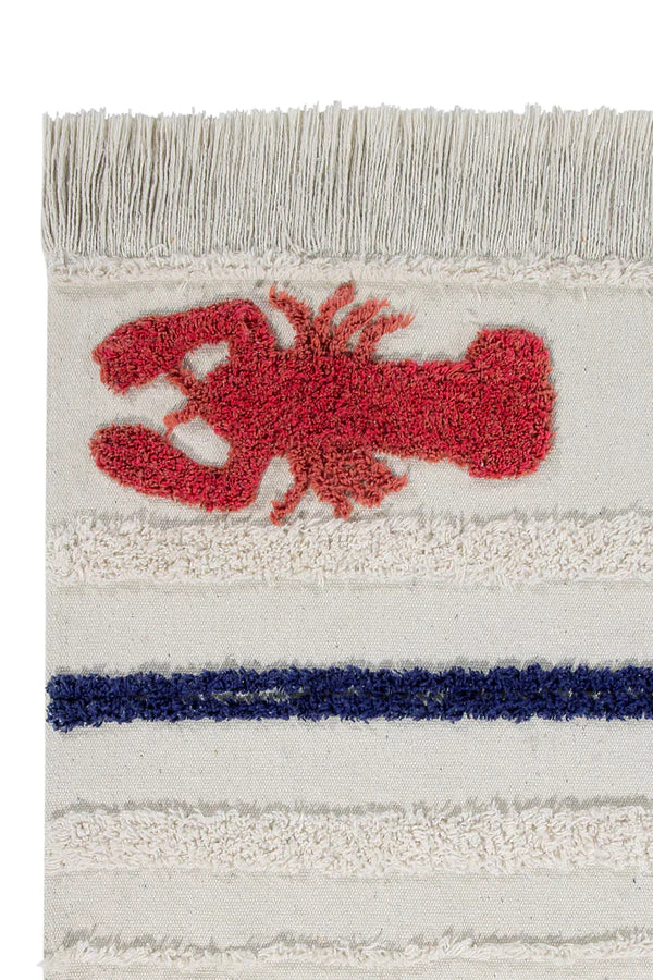 WASHABLE RUG MINI LOBSTER Little Wonder & Co
