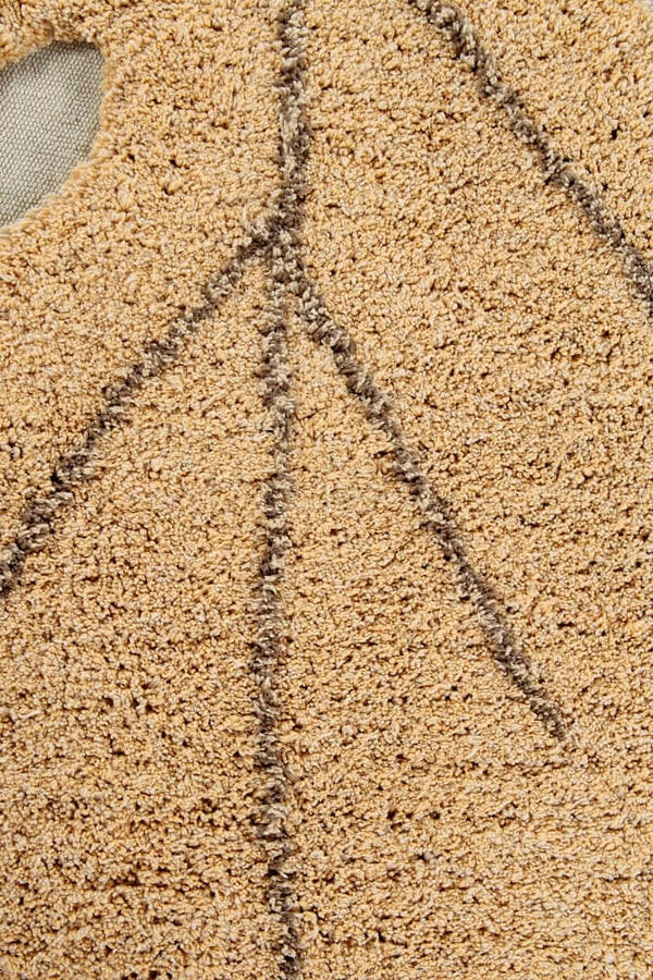 WASHABLE RUG MONSTERA HONEY Little Wonder & Co