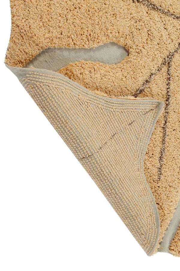 WASHABLE RUG MONSTERA HONEY Little Wonder & Co