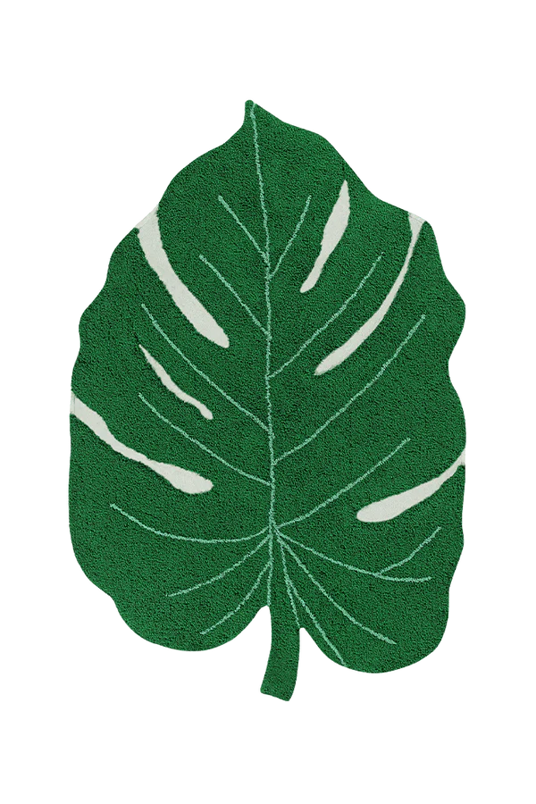 WASHABLE RUG MONSTERA LEAF Little Wonder & Co