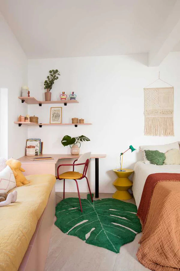 WASHABLE RUG MONSTERA LEAF Little Wonder & Co