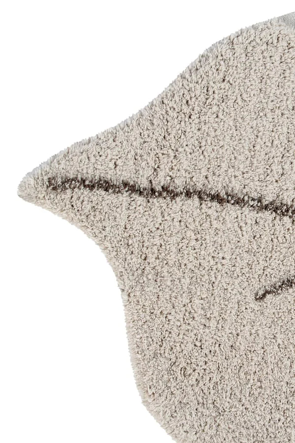 WASHABLE RUG MONSTERA NATURAL Little Wonder & Co