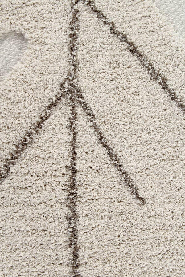 WASHABLE RUG MONSTERA NATURAL Little Wonder & Co