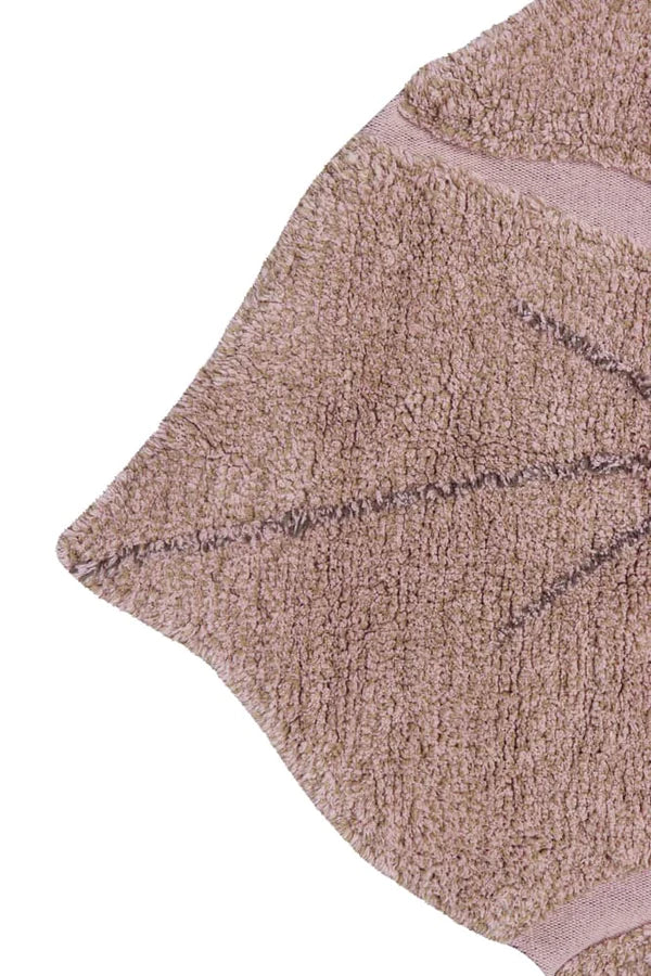 WASHABLE RUG MONSTERA VINTAGE NUDE Little Wonder & Co